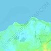 Bain Boeuf topographic map, elevation, terrain