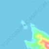 Badian Island topographic map, elevation, terrain