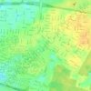 Uptown Mirdif Park topographic map, elevation, terrain