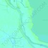 Belle River topographic map, elevation, terrain