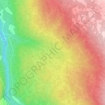 Tåvåa topographic map, elevation, terrain