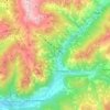 Fleimstal topographic map, elevation, terrain