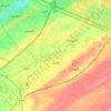 Al Awir topographic map, elevation, terrain