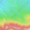 Moon Ridge topographic map, elevation, terrain