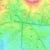 Meskel Square topographic map, elevation, terrain