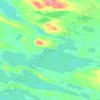 Kiitämä topographic map, elevation, terrain