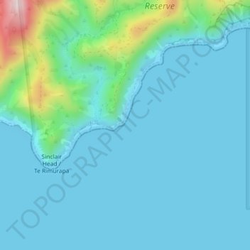 Red Rocks topographic map, elevation, terrain