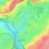 Trym Valley topographic map, elevation, terrain