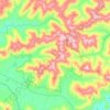 Frozen Head State Park topographic map, elevation, terrain