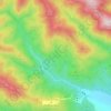 Valčianska dolina topographic map, elevation, terrain