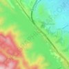 San Andreas Lake topographic map, elevation, terrain