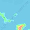 Eustatia Island topographic map, elevation, terrain