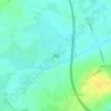 Fox Covert topographic map, elevation, terrain