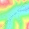 Saint Elmo topographic map, elevation, terrain
