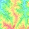 Kobayat Líbano topographic map, elevation, terrain