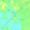 Upper Twin Lakes topographic map, elevation, terrain