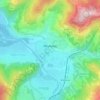 Mojkovac topographic map, elevation, terrain