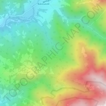 Sequoia topographic map, elevation, terrain