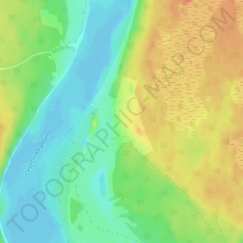 Власьевское topographic map, elevation, terrain