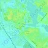 Campus Lake topographic map, elevation, terrain