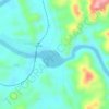 Kemubu Island topographic map, elevation, terrain