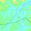 Sungai Jegor topographic map, elevation, terrain
