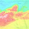 Serra da Borborema topographic map, elevation, terrain