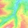 River Holme topographic map, elevation, terrain