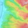 Ein Hod topographic map, elevation, terrain