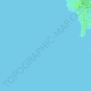 channel topographic map, elevation, terrain