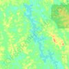 Bera Lake topographic map, elevation, terrain