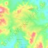 Pienaar topographic map, elevation, terrain