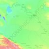 Karakum Desert topographic map, elevation, terrain