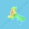 Isla Doña Sebastiana topographic map, elevation, terrain