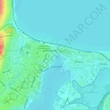 Magnus Ladulås plats topographic map, elevation, terrain