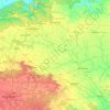 Barakar River topographic map, elevation, terrain