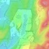 Cupsaw Lake topographic map, elevation, terrain