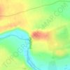 Knowth topographic map, elevation, terrain