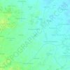 Sungai topographic map, elevation, terrain