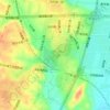 怡心湖 topographic map, elevation, terrain