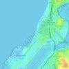 Port Beach topographic map, elevation, terrain
