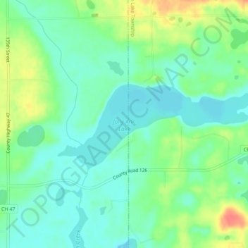 Jolly Ann Lake Topographic Map, Elevation, Terrain