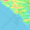 Chesil Beach topographic map, elevation, terrain