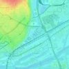 Ostpark topographic map, elevation, terrain