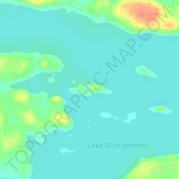 Ramsay Island topographic map, elevation, terrain
