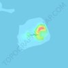 Saba Island topographic map, elevation, terrain