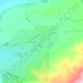 Dzoraghbyur topographic map, elevation, terrain