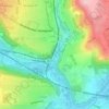 Calder & Hebble Navigation Halifax Cut topographic map, elevation, terrain