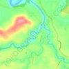 Cianten topographic map, elevation, terrain