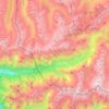Bergell topographic map, elevation, terrain